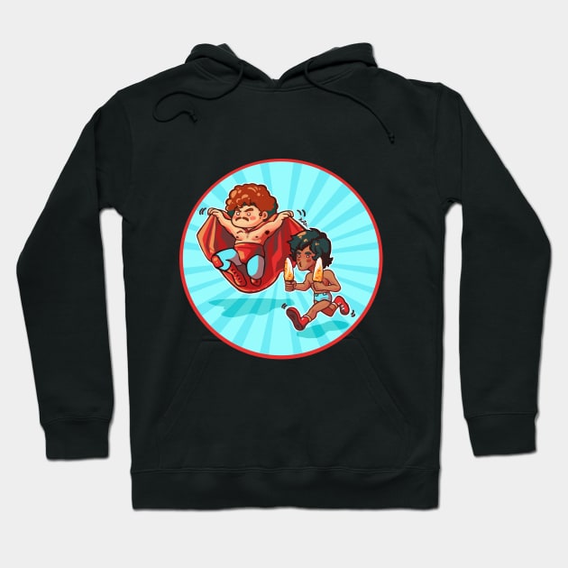 Nacho Libre Hoodie by MissLambsAnger